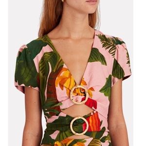 ⭐️ Farm Rio Tropical Cocoa Dress Size Small⭐️